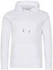 Just Cool JH006 Sports Polyester Hoodie - Arctic White - XL