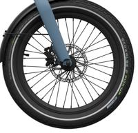 UTO eovolt voorwiel og16 met schijf zwart