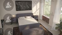 Standaard boxspringset 140 x 200 cm- stofkleur 1917
