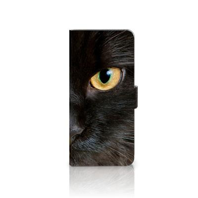 OnePlus 13 | Telefoonhoesje | Met pasjeshouder | Zwarte Kat