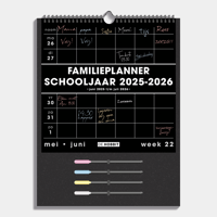 Familieplanner Schooljaar 2025 - 2026 A3