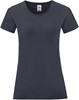 Fruit Of The Loom F131 Ladies´ Iconic T - Deep Navy - S