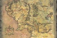 Poster The Lord of the Rings Middle Earth Map 91,5x61cm