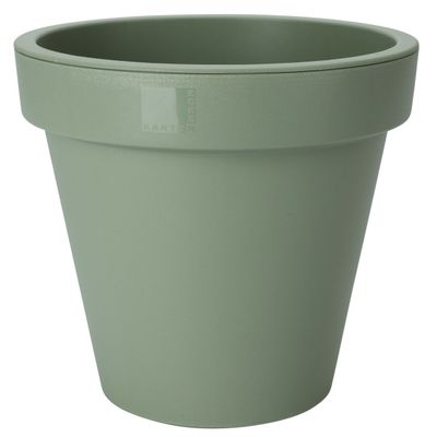 Plantenpot/bloempot - Tuin buiten - kunststof - groen - D50 cm