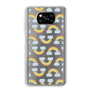 Regenboog: Xiaomi Poco X3 NFC Transparant Hoesje