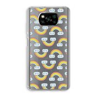 Regenboog: Xiaomi Poco X3 NFC Transparant Hoesje