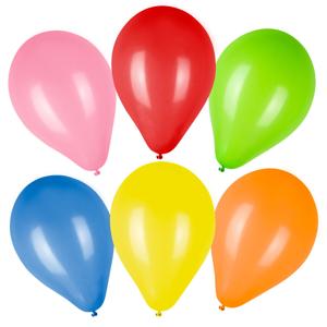 Boland - Set 50 Ballonnen - diverse kleuren - Knoopballon - ca. 23 cm