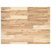 Bureaublad 80x60x2 cm onbehandeld massief acaciahout