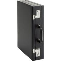 Juscha ju-92300 pilotenkoffer alassio ponte zwart imitatieleer.