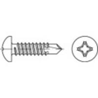 TOOLCRAFT TO-5441592 Zelfborende schroef 6.3 mm 80 mm Kruiskop Phillips Staal Galvanisch verzinkt 250 stuk(s)