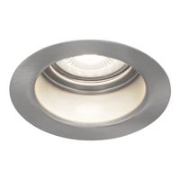 Mari LED inbouwspot verzonken - 5 Watt - Daglicht wit 6000K - Verwisselbare GU10 - Dimbaar - voor binnen en buiten - RVS