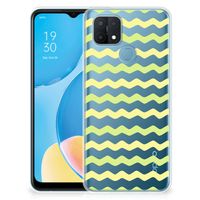 OPPO A15 TPU bumper Waves Yellow - thumbnail