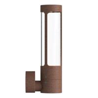 Buitenlamp cortenstaal rond bruin roest &apos;Helix&apos; 5W