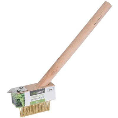 ProGarden Onkruid krabber - met houten handvat - van 36 cm - Voegen krabber - van metaal/hout