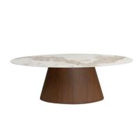 Ellipse eettafel keramiek marmer Ellipse eettafel keramiek marmer