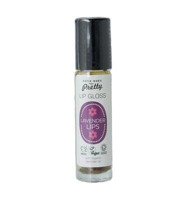 Lip gloss lavender lips