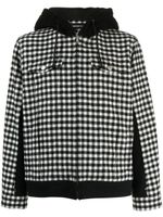 Undercover veste à carreaux imprimés - Noir Undercover veste à carreaux imprimés - Noir