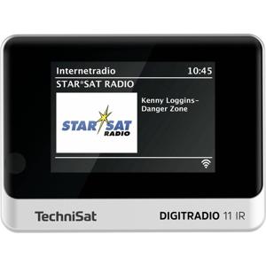 TechniSat DIGITRADIO 11 IR Internetradio DAB+, VHF (FM), Internet Bluetooth, Internetradio, DAB+, FM, WiFi Incl. afstandsbediening, Wekfunctie Zwart/zilver