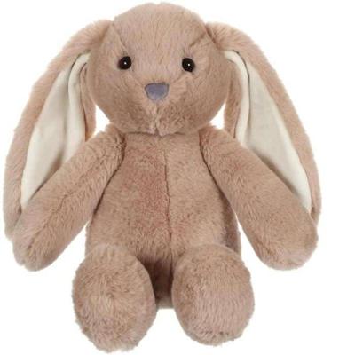 Trendy konijnenknuffel - GIPSY TOYS - Bruin, 28 cm