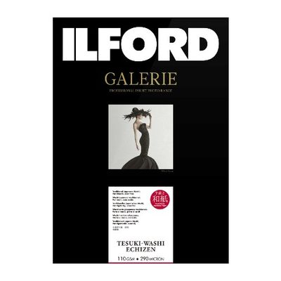 Ilford GALERIE Tesuki-Washi Echizen 110A3+ deckle edge - 329mm x 483mm 10 sheets