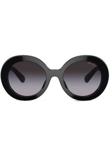 Miu Miu Eyewear lunettes de soleil à monture ronde oversize - Noir