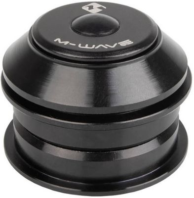 M-Wave balhoofdstel zs44/44 c 8-delig zwart/zilver