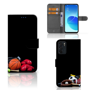 OPPO Reno6 5G Wallet Case met Pasjes Sports