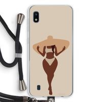 Let's get salty: Samsung Galaxy A10 Transparant Hoesje met koord