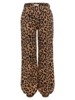 LOOXS Little winter broek meisjes - bruin - luipaard