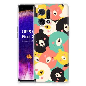 OPPO Find X5 Telefoonhoesje met Naam Bears