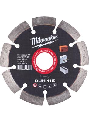 Milwaukee DUH 400 mm - 1 pc Diamantslijpschijf beton/baksteen DUH 400 mm - 4932492146