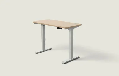 Desktronic HomePro bureau Grijs / Bamboe / 120x60 cm