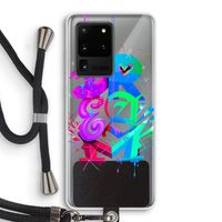 Dream: Samsung Galaxy S20 Ultra Transparant Hoesje met koord