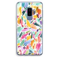 Watercolor Brushstrokes: Samsung Galaxy S9 Plus Transparant Hoesje