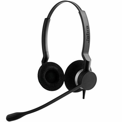 Hoofdtelefoon met microfoon Jabra 2309-820-104 Zwart