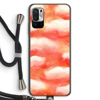 Lichte Wolken: Xiaomi Redmi Note 10 5G Transparant Hoesje met koord