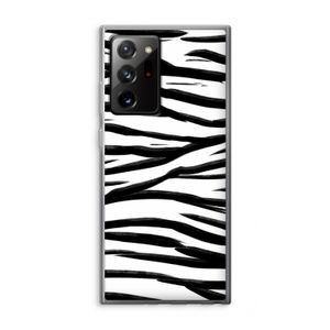 Zebra pattern: Samsung Galaxy Note 20 Ultra / Note 20 Ultra 5G Transparant Hoesje