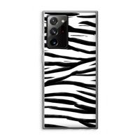 Zebra pattern: Samsung Galaxy Note 20 Ultra / Note 20 Ultra 5G Transparant Hoesje Zebra pattern: Samsung Galaxy Note 20 Ultra / Note 20 Ultra 5G Transparant Hoesje
