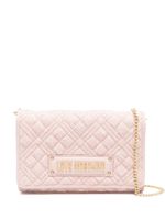 Love Moschino sac à bandoulière matelassé à logo - Rose