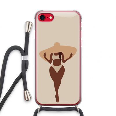 Let's get salty: iPhone SE 2020 Transparant Hoesje met koord