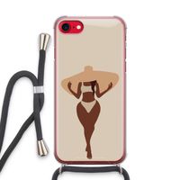 Let's get salty: iPhone SE 2020 Transparant Hoesje met koord