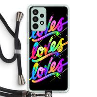Loves: Samsung Galaxy A52s 5G Transparant Hoesje met koord