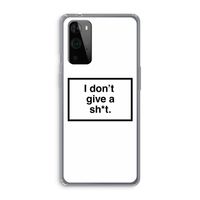 Don't give a shit: OnePlus 9 Pro Transparant Hoesje