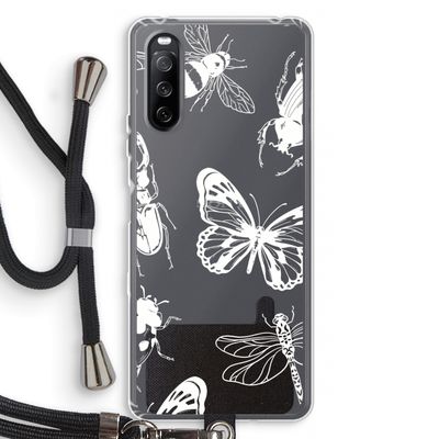 Tiny Bugs: Sony Sony Xperia 10 III Transparant Hoesje met koord