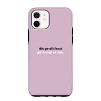 gij moogt er zijn: iPhone 12 mini Tough Case