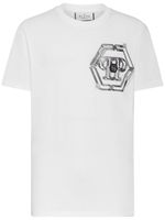 Philipp Plein t-shirt à logo imprimé - Blanc