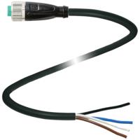 Pepperl+Fuchs 239998-100012 Sensor/actuator connector, geassembleerd Aantal polen (sensoren): 4 0.5 m 1 stuk(s)