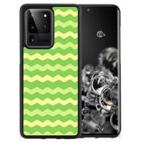 Samsung Galaxy S20 Ultra Bumper Case Waves Green