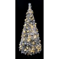 Kerstboom Home ESPRIT Gouden PVC Besneeuwd