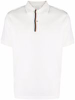 Paul Smith polo à détails rayés signature - Blanc - thumbnail